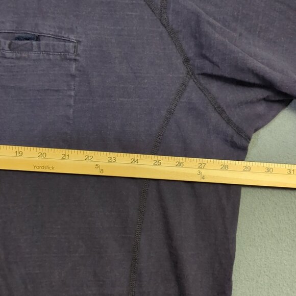 Ariat FR Shirt Men's 3XLT Tall Blue Air Crew Long Sleeve Flame Resistant Welder - Picture 6 of 13